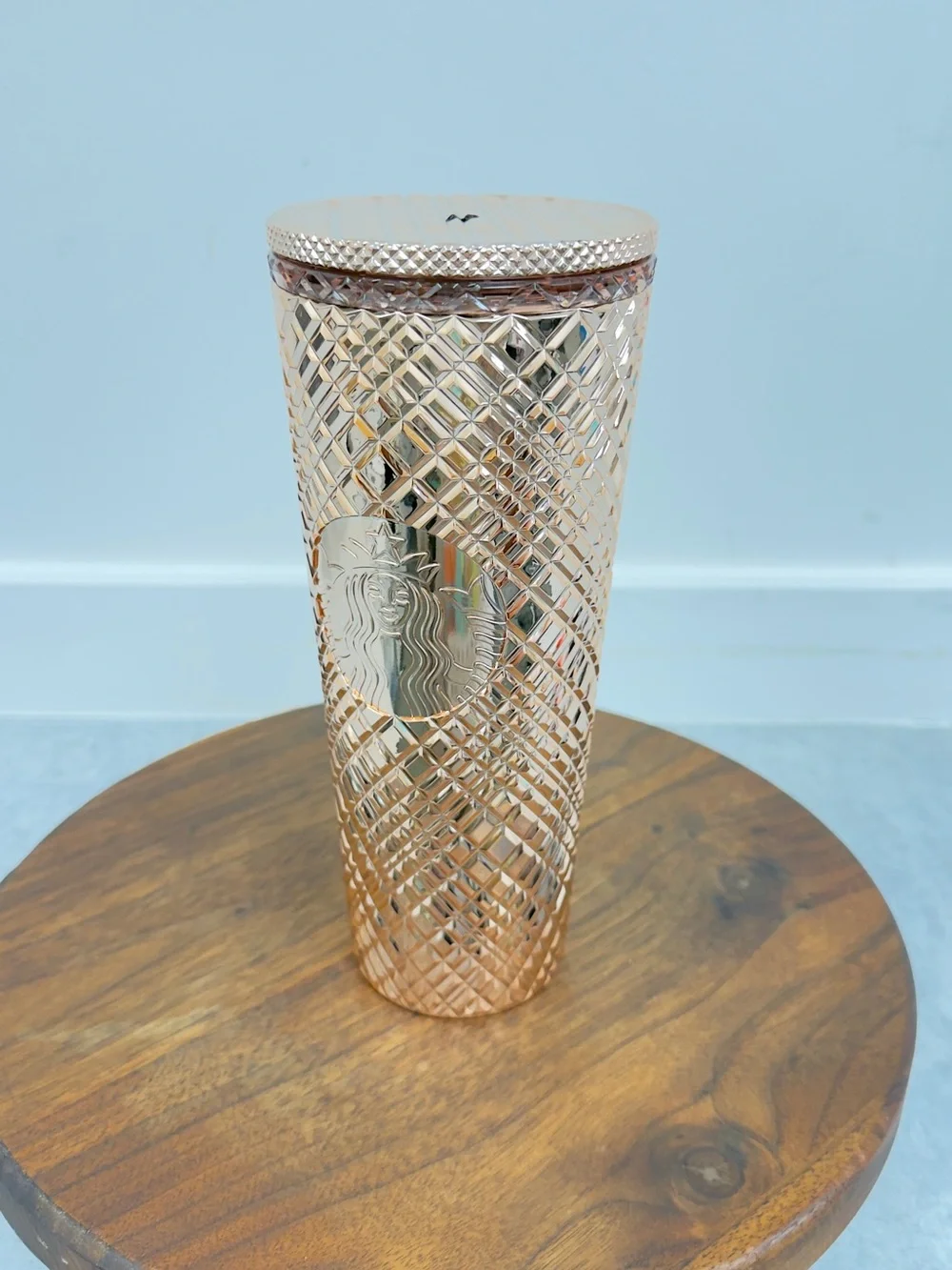 Starbucks Rose Gold Textured Tumbler‎